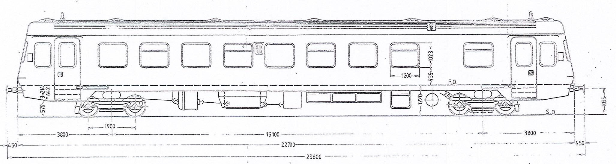 Triebwagen 627 der DB